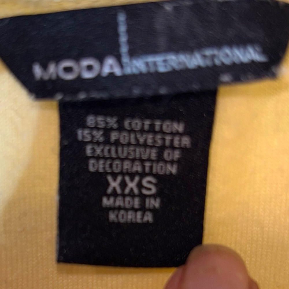 VTG Y2K Victoria’s Secret Moda International Yellow Terry dress beach coverup - Picture 3 of 16